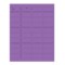 Nevs Patient Charge Laser Sheet - 44 labels/sheet 13/16" x 1-7/10" Lavendar CS-PB-44-L - alternate 2